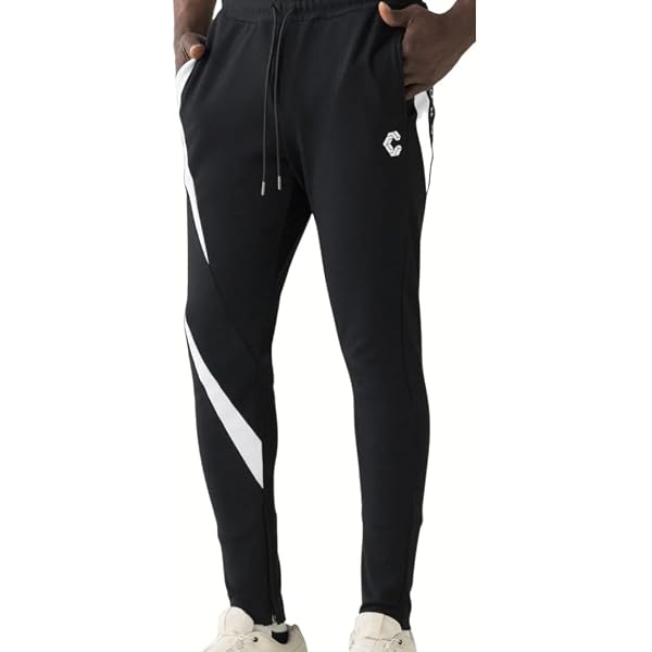 Amazon | [CRONOS] GEOMETRIC LINE SKINNY PANTS【BLACK】 クロノス